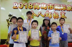 2018青岛市国际象棋个人锦标赛圆满结束！