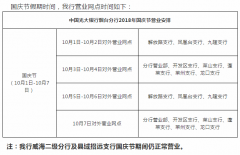      中国光大银行烟台分行 二〇一八年九月三十日